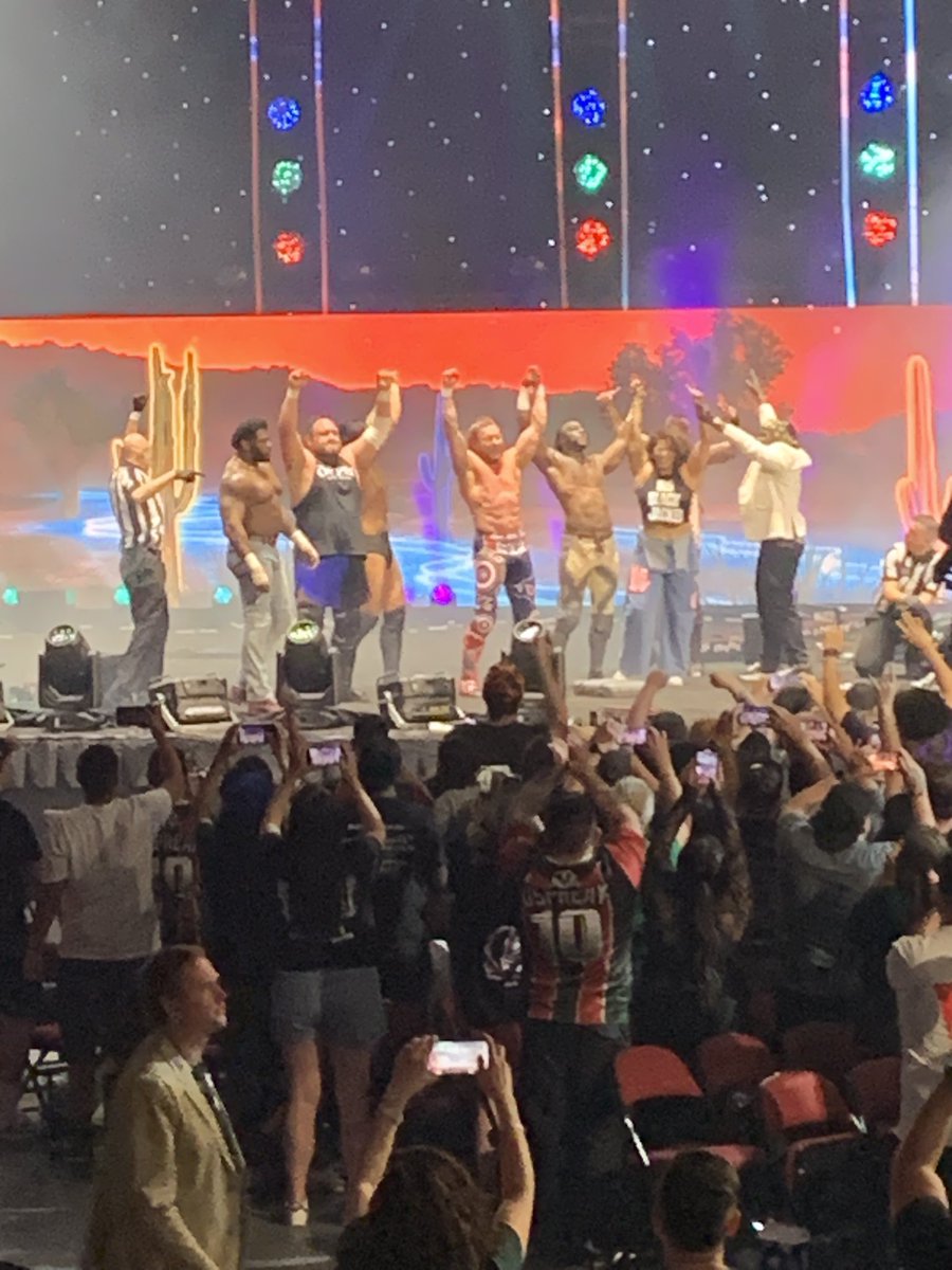 MarkAHoke's tweet photo. The good guys win! #AEWDoN https://t.co/QHxAEWZVxI