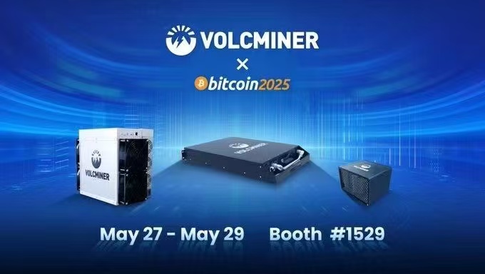 🚨 VolcMiner is coming to Las LasVegas! 
We will be attending #Bitcoin2025 from May 27 to 29, 2025. 
📍Booth No.#1529 
Let’s talk tech, discuss partnerships, and drive the future of mining together! 
#VolcMiner #PunkHash #CryptoMining #LTCMining #LasVegas