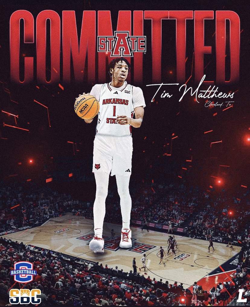 Cleveland Basketball (@cbr_basketball) on Twitter photo CONGRATS to Runnin' Raiders senior guard <a href="/TimMatthews_2/">Timothy Matthews</a> on his commitment to Arkansas State University‼️🐺
We are proud of you Tim!!💙❤️
#RunninRaiders #NextLevel #EarnedNotGiven #BeleeDat CONGRATS to Runnin' Raiders senior guard <a href="/TimMatthews_2/">Timothy Matthews</a> on his commitment to Arkansas State University‼️🐺
We are proud of you Tim!!💙❤️
#RunninRaiders #NextLevel #EarnedNotGiven #BeleeDat