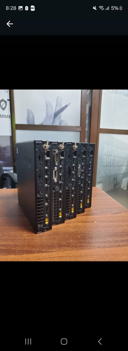 kurunzitech's tweet photo. Lenovo m710q tiny desktop 
Intel core i5 7th generation
8GB DDR4 RAM (expandable )
256GB NVME SSD 
2.7Ghz processor speed 
6 usb 3.o ports 
2 display ports 
Ethernet cable 
Windows 10 pro 
2021 microsoft office 
Comes with free display to hdmi port
@19500 https://t.co/XmrOvqdOrK