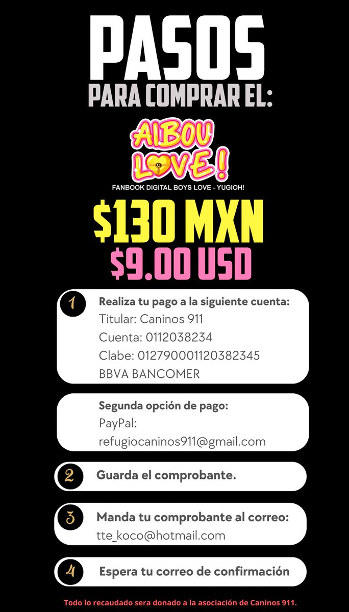 KocoaYaoi's tweet photo. El fanbook oficial de Aibou Love! Yu-Gi-Oh - Boys Love ¡Ya está disponible! .

Venta especial y única, disponible solo hasta el 25 de junio.🐶 Todo lo recaudado será donado a @caninos_911.

¡No te pierdas la oportunidad de tener tu copia y ser parte de esta causa tan bonita! https://t.co/MPkREtIaaF