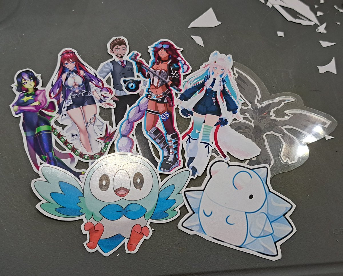 Cherrily 🎀 (@cherrilyai) on Twitter photo I made little make-shift standees for my friends at our meet-up at #MomoCon2025
Had a blast this weekend with <a href="/kyrie_ai/">💫 Kyrie Ai 💫</a> <a href="/ObsidionSkies/">Obsidion</a> <a href="/carvebide/">carvebide</a> and <a href="/DKAlastor/">DKAlastor 👾🚀</a> !
Pokemon represents my non-vtuber friends who joined us! I made little make-shift standees for my friends at our meet-up at #MomoCon2025
Had a blast this weekend with <a href="/kyrie_ai/">💫 Kyrie Ai 💫</a> <a href="/ObsidionSkies/">Obsidion</a> <a href="/carvebide/">carvebide</a> and <a href="/DKAlastor/">DKAlastor 👾🚀</a> !
Pokemon represents my non-vtuber friends who joined us!