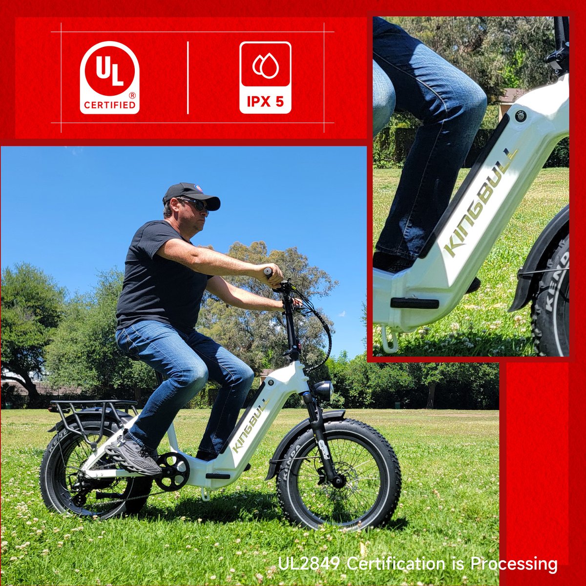 kingbullbike's tweet image. Rain, dust, rough roads—no matter the challenge, Forge Series is ready 
With an IPX6-rated battery and IPX5-protected electronics, it's built for the elements. UL-certified safety means you can ride with confidence, wherever the road takes you.
Built tough. Ride free.
#ebikestyle