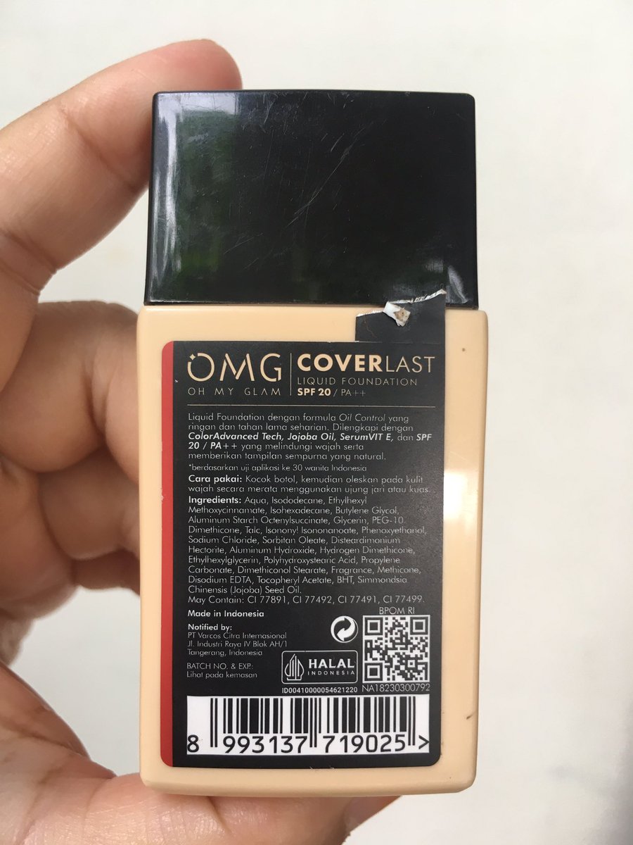 eldaintan's tweet photo. Myfoundie OMG under 20k! Ringan bgt ga kerasa dempul tp tetep lumayan coverage🫶🏼😩 https://t.co/J78qHOoaBc
