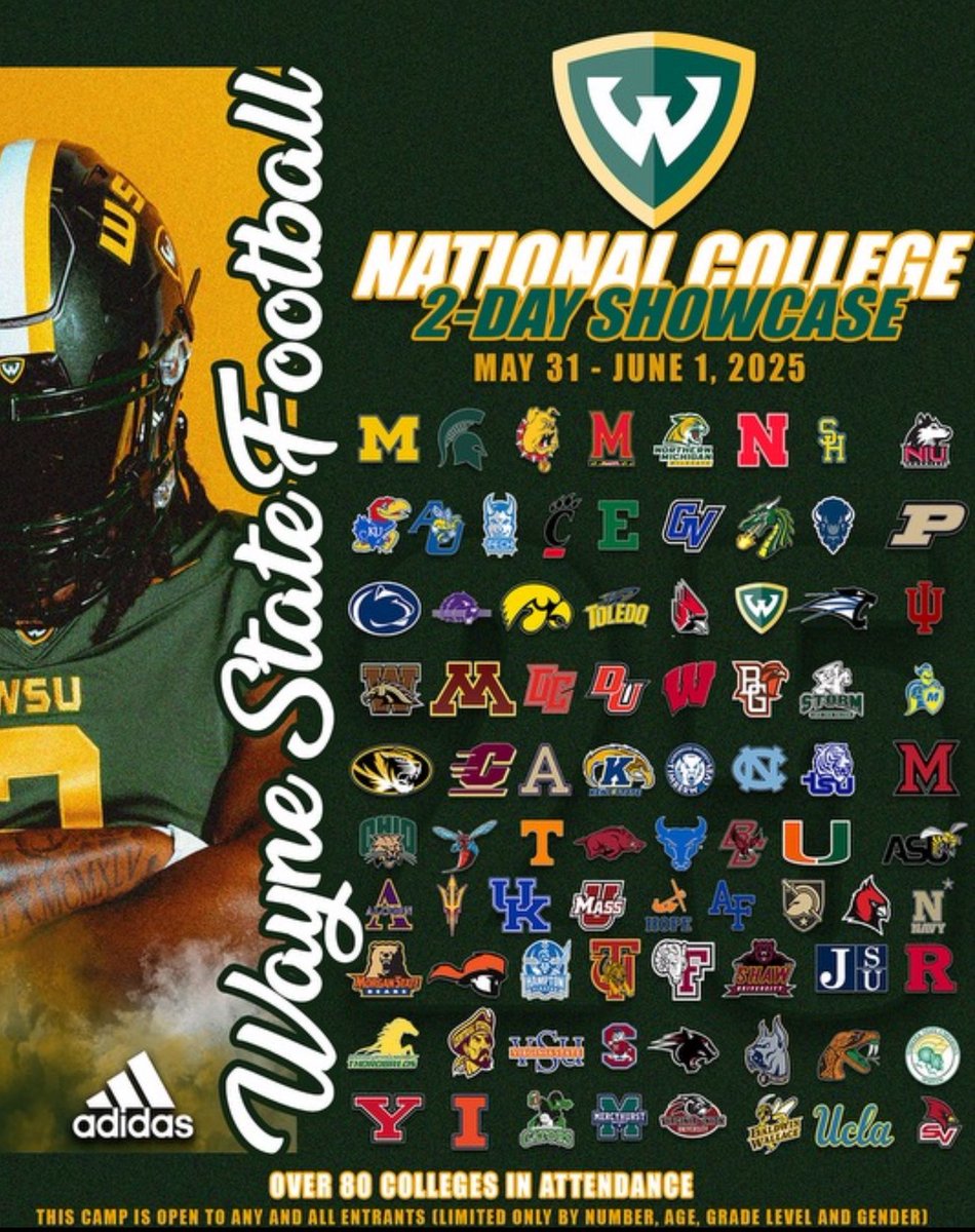 Brayden Tautolo (@braydentautolo) on Twitter photo I am very excited to be attending The Wayne State National College Showcase
<a href="/GregBiggins/">Greg Biggins</a> <a href="/ChadSimmons_/">ChadSimmons</a> <a href="/adamgorney/">Adam Gorney</a> <a href="/BrandonHuffman/">Brandon Huffman</a> <a href="/GregSmithRivals/">Greg Smith</a> <a href="/MarcSutherland_/">Marcus Sutherland</a> <a href="/SSchraderOn3/">Scott Schrader</a> <a href="/PGregorian/">Paul Gregorian</a> <a href="/bruce_bible/">Bruce Bible</a> I am very excited to be attending The Wayne State National College Showcase
<a href="/GregBiggins/">Greg Biggins</a> <a href="/ChadSimmons_/">ChadSimmons</a> <a href="/adamgorney/">Adam Gorney</a> <a href="/BrandonHuffman/">Brandon Huffman</a> <a href="/GregSmithRivals/">Greg Smith</a> <a href="/MarcSutherland_/">Marcus Sutherland</a> <a href="/SSchraderOn3/">Scott Schrader</a> <a href="/PGregorian/">Paul Gregorian</a> <a href="/bruce_bible/">Bruce Bible</a>