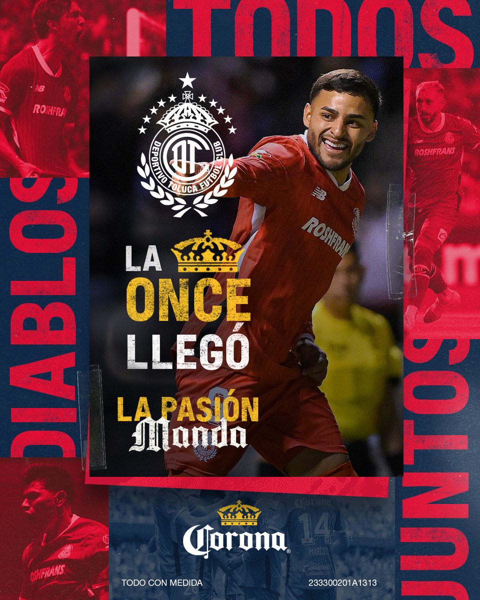 ¡DIABLOS CAMPEONES! 👹🏆 El Deportivo Toluca ha conquistado la Liga MX 2025 en un partido que nos tuvo al filo del asiento. Con garra, determinación y un fútbol espectacular, los Diablos Rojos demuestran por qué son de los grandes. ¡Felicidades, <a href="/TolucaFC/">Toluca FC</a>  este campeonato es suyo