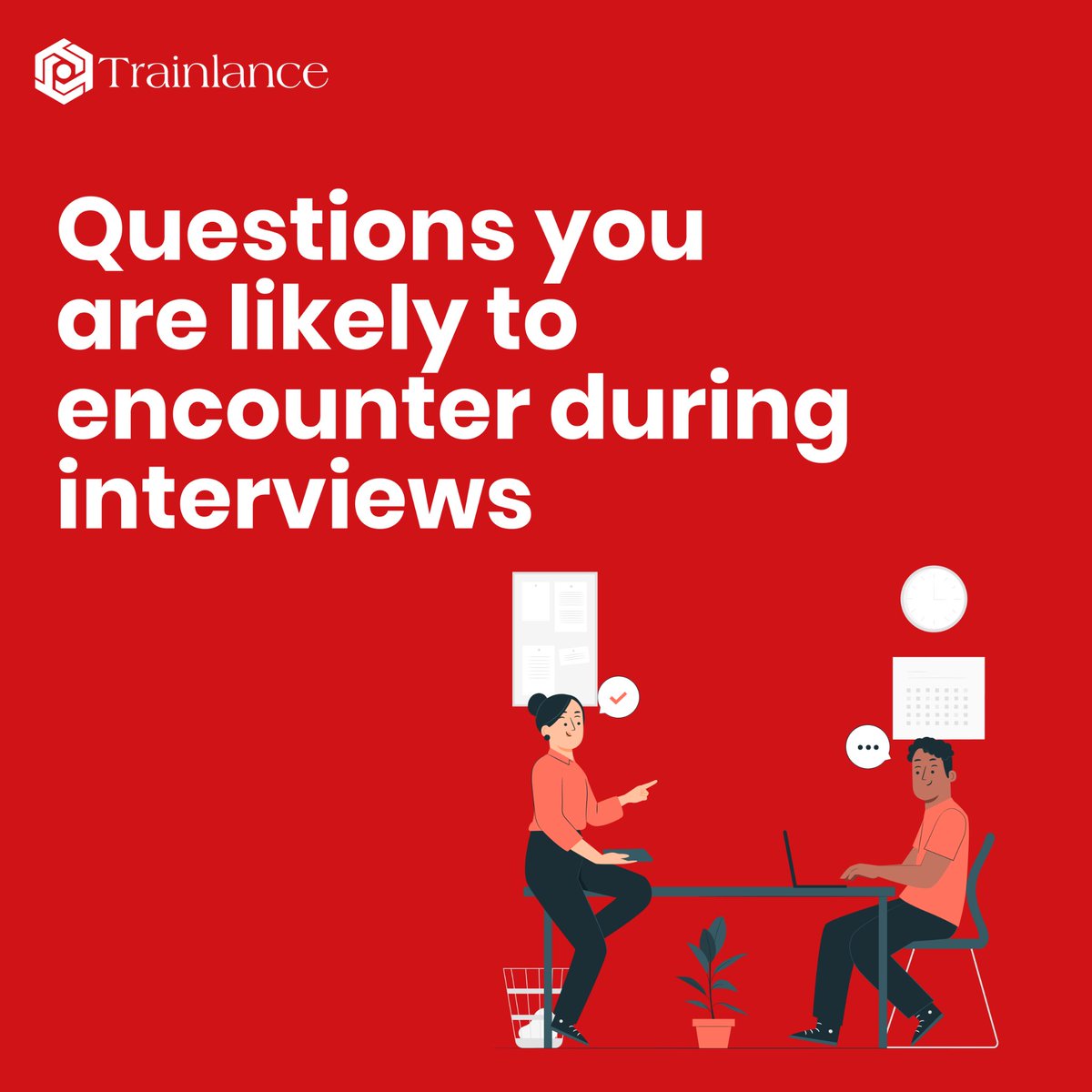 trainlance_'s tweet photo. 😬 Ever sat in an interview and thought, “Why didn’t I see that question coming?

We’ve rounded up some of the most commonly asked interview questions, the ones that catch people off guard but shouldn’t.

Save this post
Share with a friend
Follow us for more career tips. https://t.co/Y6PGcLmZty