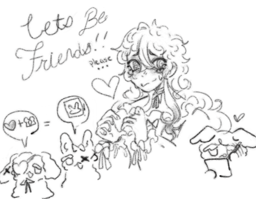 Farrisgeist's tweet photo. ive been away for a bit . . . lets be friends! leave a comment and ill draw your vtuber ! ! 
(i also follow back ! ! )
#VtuberEN #VtuberUprising #Vtuber https://t.co/0xLKzbSeti