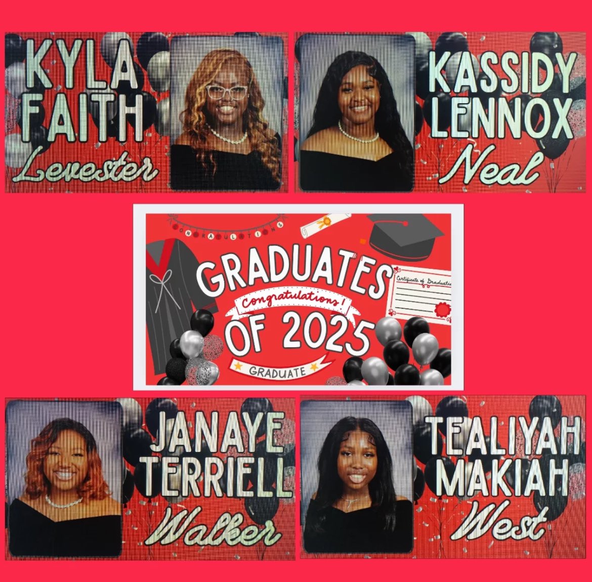 Congratulations to our grads! Wishing you all the best in what’s next! #Bravettes4Life❤️ #2025Grads 🎓 
#2023StateRunnerUp🏀🏆
#2024StateChampions🏀🏆💍
#2025StateRunnerUp🏀🏆