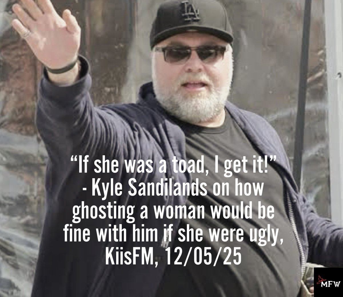 🍾 ❤️ 💃🏼 🧙🏼‍♀️ #VILEKYLE WITHDRAWALS 1097-1100 🧙🏽 🤩 🥂 🌟

“Sorry, Mad Witches, I’m not resigning or stepping down!”

This is what Kyle Sandilands said on air this morning, after he said he had some “big breaking news” to share. The news was only some movie he’s set to have a
