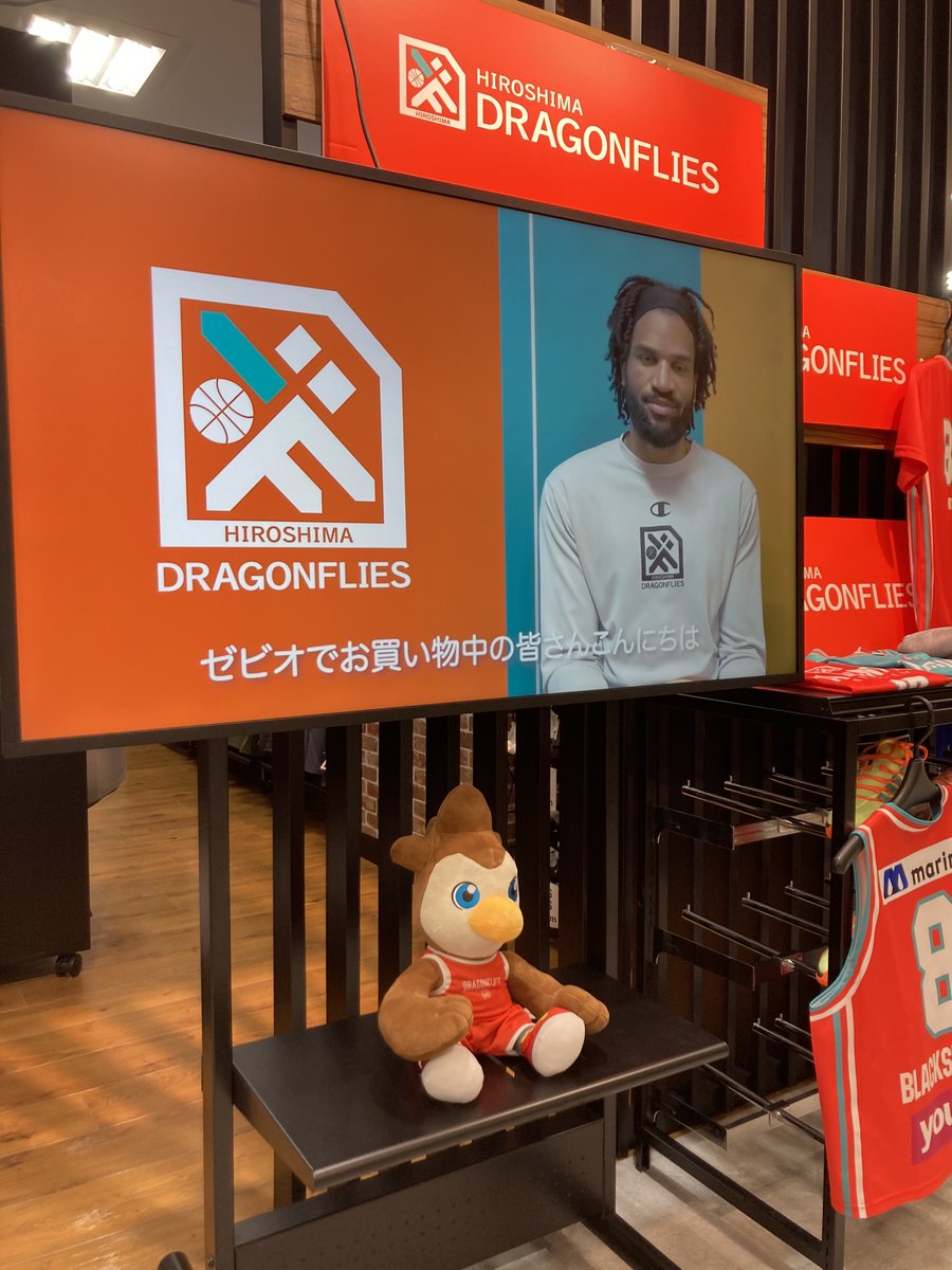 ゼビオ福屋広島駅前店・広島アルパーク店にて、#三谷桂司朗 選手