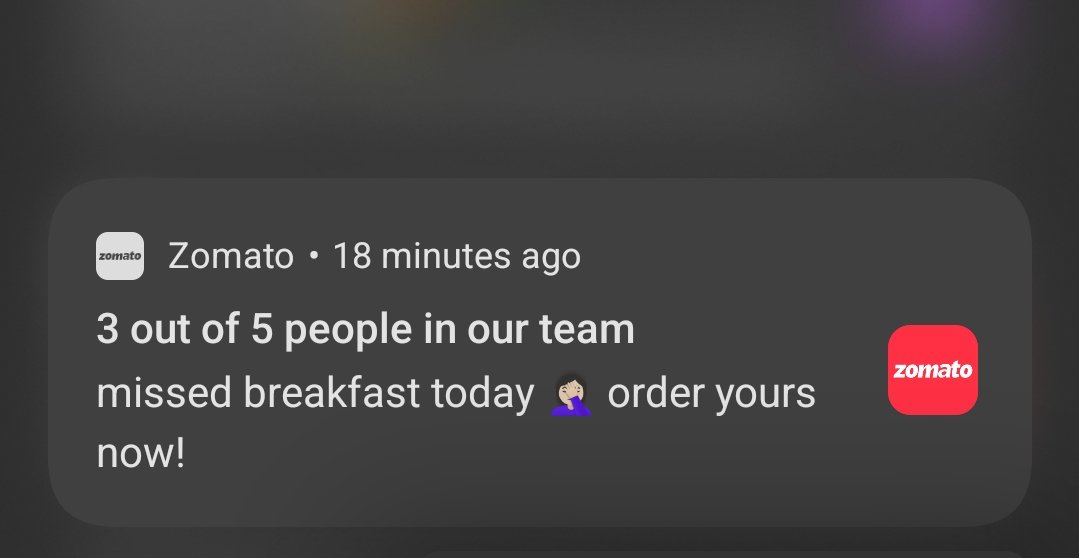 TheHappyBaloney's tweet photo. Then maybe you should order them some breakfast @zomato. https://t.co/c1LvXaEQGh