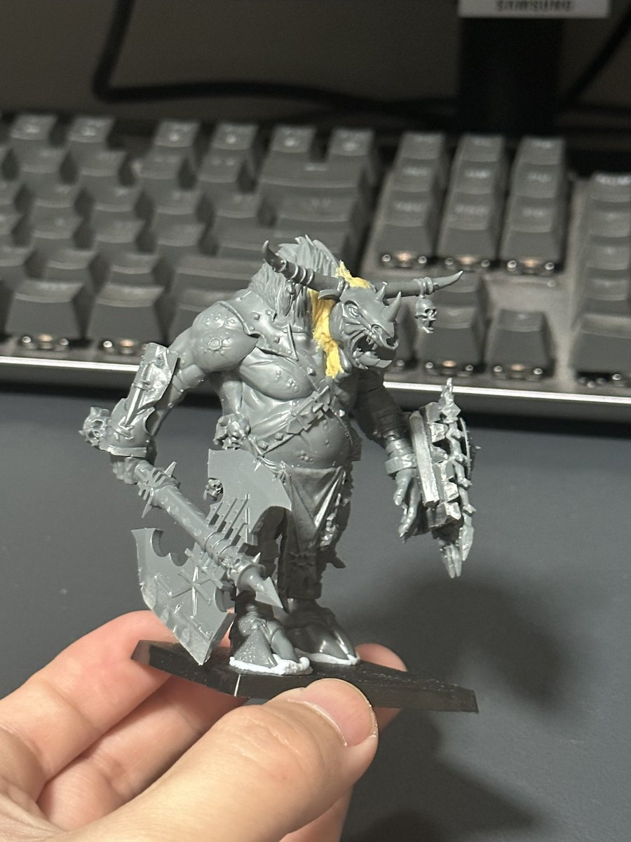 OVO77665544's tweet photo. 战锤旧世界 野兽人��日蛮牛改造

#warhammerTOW
#warhammercommunity https://t.co/RsKIttSkzM