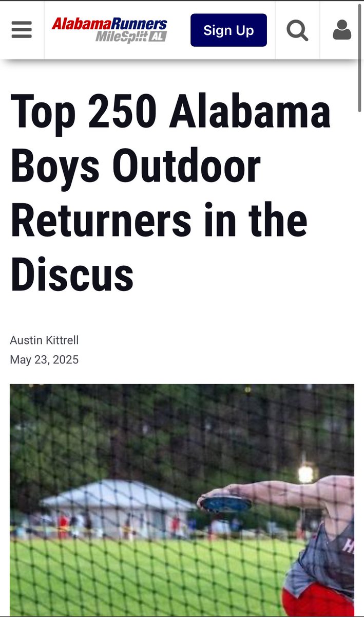 Looking forward to getting back at it after football next spring! 

al.milesplit.com/articles/37426…