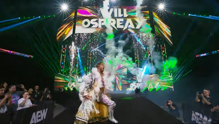 JJWilliamsWON's tweet image. Will Ospreay PYRO!

#AEWDoN