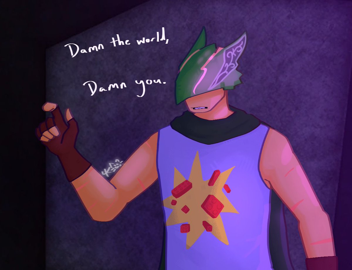 The4kCat's tweet photo. quick drawing of xigeris 
ill probably draw more of him some other time
#dreamgame #frozensoul #xigeris https://t.co/C2DfcGfi4d