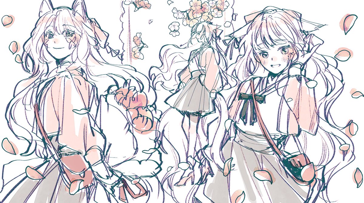 ame_bdc9a6's tweet image. character sheet sketch - color I draw for mine WOL and my friend WOL
#FFXIVART