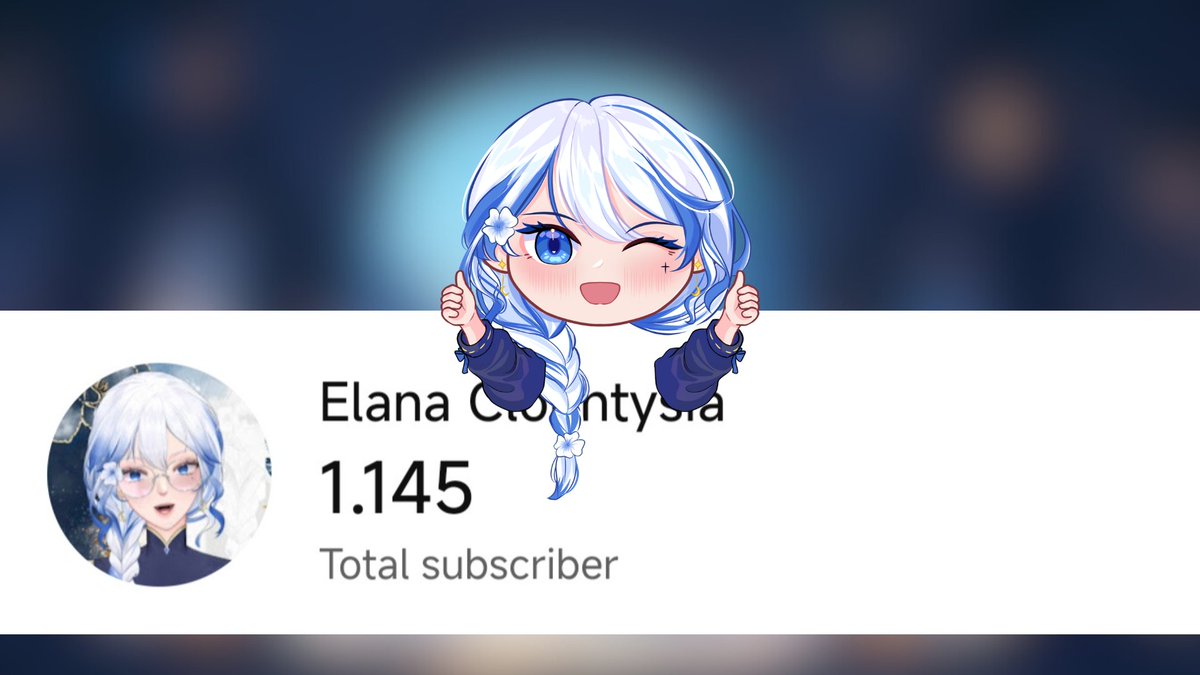 ElanaClountysia's tweet photo. Aloo selamat pagi menjelang siang ma Nobles!
THANK YOUU SO MUCH MUCH UNCHH 1K SUBSNYA 🔥🔥😘😘
Ditunggu yaa handcam stream 1k subsnya. Kira² 2k subs ngapain yaw, ekhem?
#VTuber #VTuberID #Elancy https://t.co/oWWf8Drkop