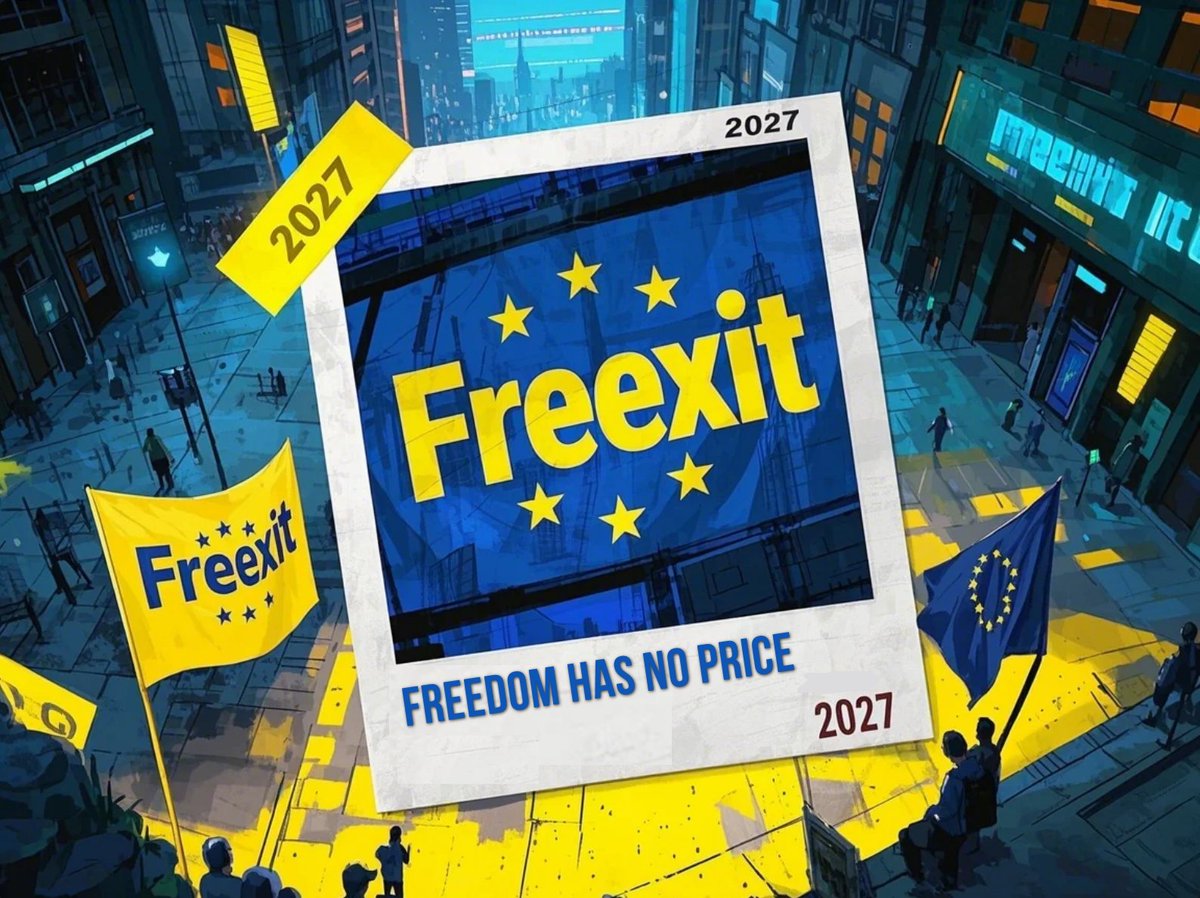 oopsolog's tweet photo. Freedom has no price #Freexit https://t.co/i5uIoawUKE