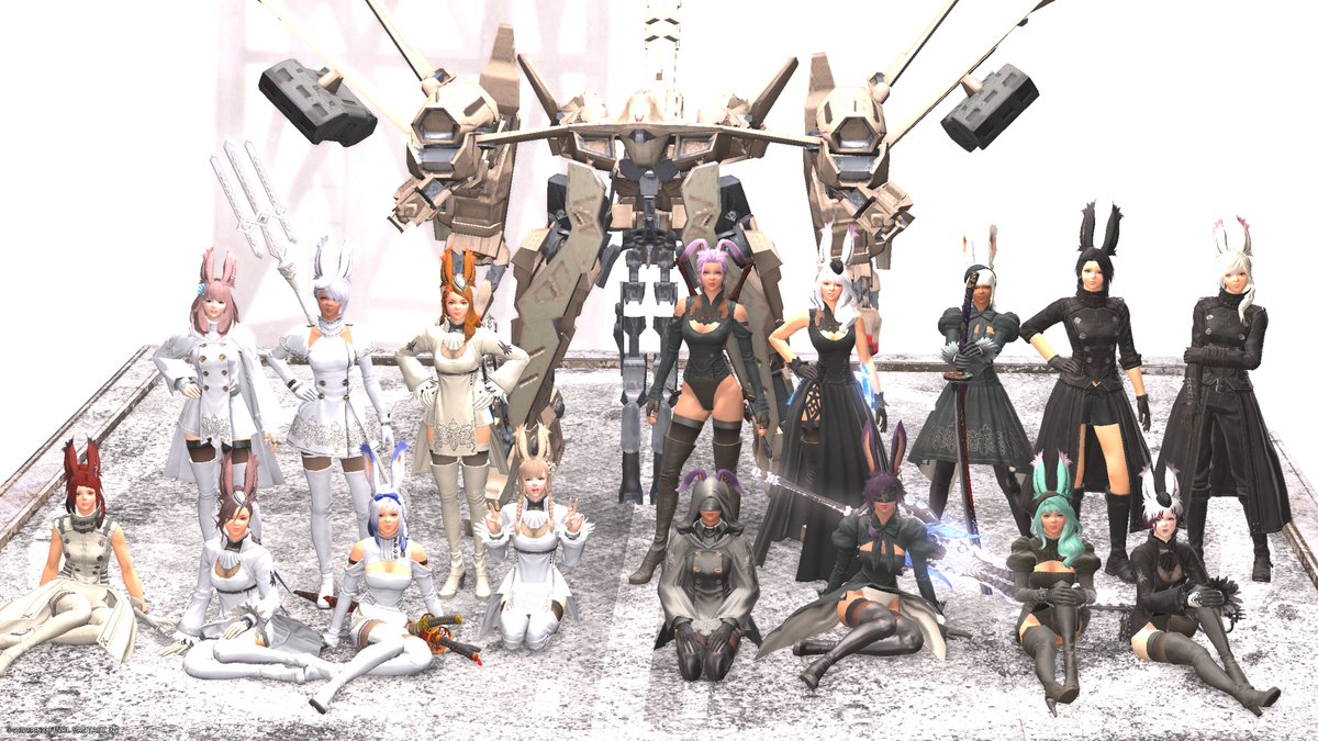 久しぶりにレオさん🐰のコノハナ撮影会📸参加🎶
今回はサレタと云うことで、ヨルハ装備で統一🤩
みんなそれぞれの組み合わせで、終始眼福でしたww🤭
やっぱニーアは良きなんよ😇👍🎶

#FF14SS 
#ヴィエラ 
#コノハナで行くサレタ