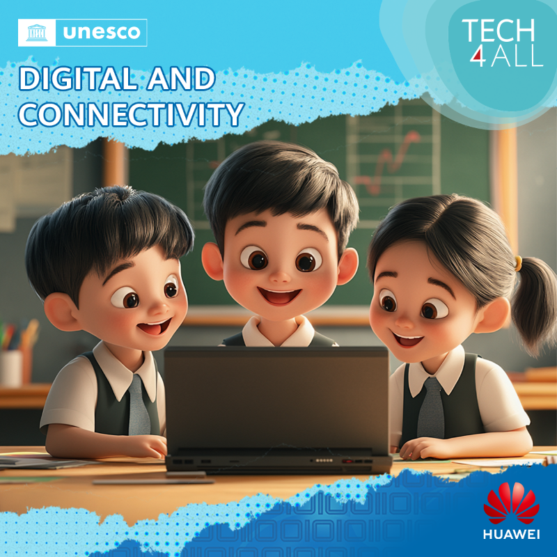 HUAWEI_TECH4ALL's tweet photo. The @UNESCO-#Huawei technology-enabled #OpenSchools project is bridging educational gaps through digital access, skills training, and content sharing!
How can we improve digital education in your community? Tell us!
Learn more: https://t.co/aHEfzOOGdN #TECH4ALL #DigiSchool