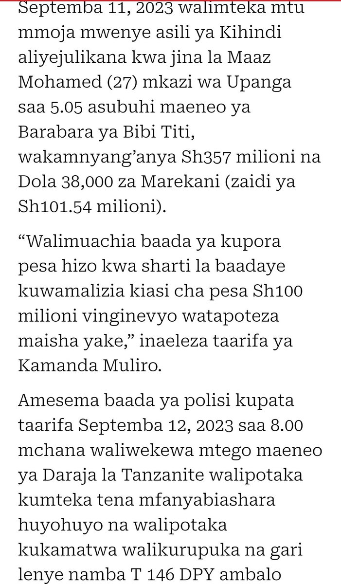 fbuyobe's tweet photo. Inaingia akilini mtu atekwe, aporwe pesa, kisha anapata na watekaji wakutene tena sehemu ili wamteke tena na kumpora?

Ni vipi gari tajwa mpaka leo linaonekana kuwa barabarani huku likipigwa faini na mlipaji ni Assistant Inspector wa Traffic HQ kwa jina la Saburi Chutto? https://t.co/OuNrIOmtDe