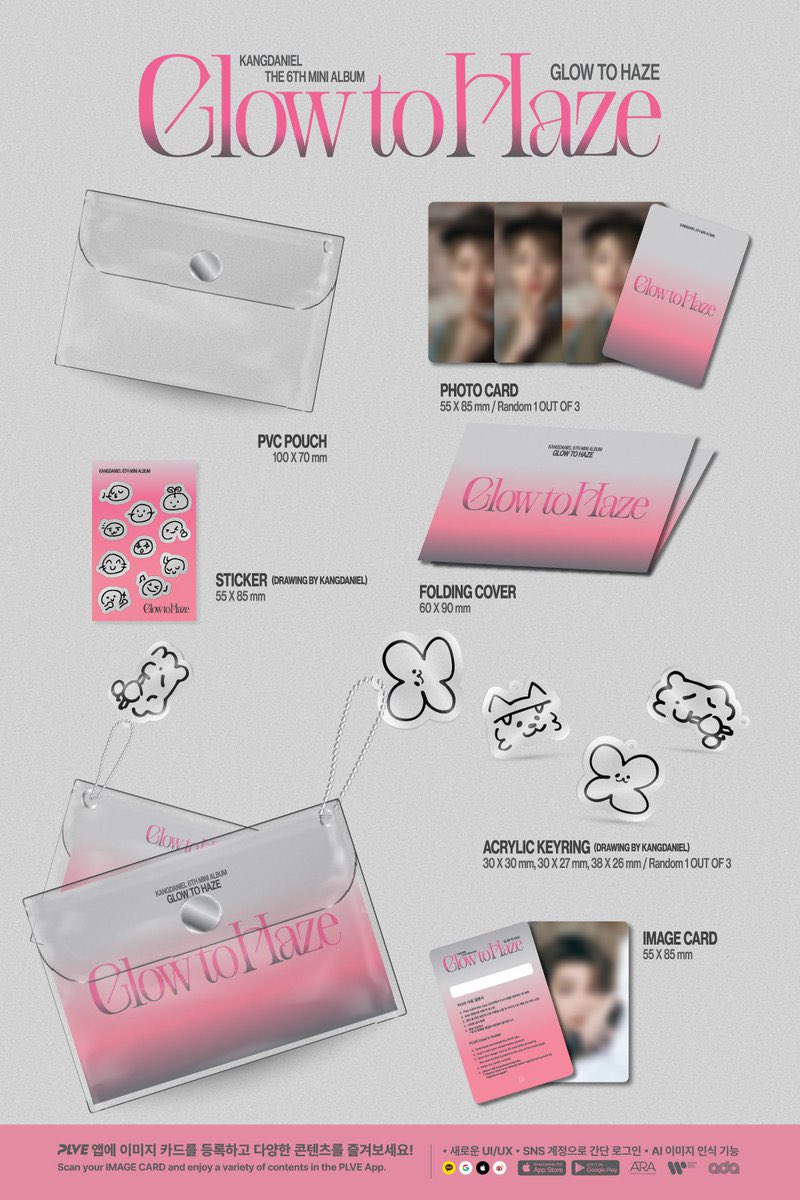 강다니엘(KANGDANIEL)
6TH MINI ALBUM [𝐆𝐥𝐨𝐰 𝐭𝐨 𝐇𝐚𝐳𝐞]
Pre-Order Notice 
- Glow ver. &amp; Haze ver.
- Mini CD Keyring ver.
- PVC Pouch ver. 

💿 2025.05.26 3PM (KST) ~

#강다니엘 #KANGDANIEL
#Glow_to_Haze
<a href="/kd_officialx/">강다니엘(KANGDANIEL)</a>