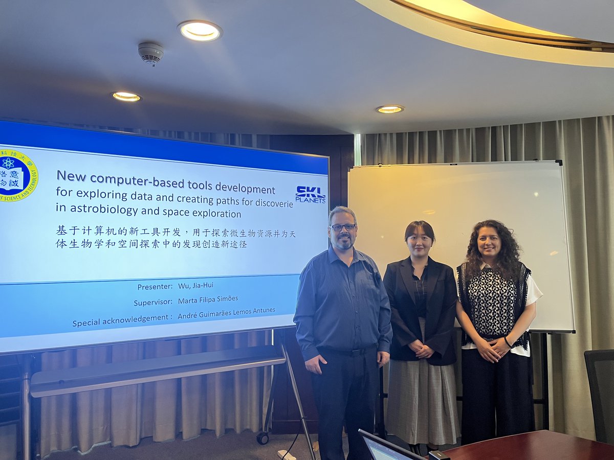 André Antunes (@extremophilesuk) on Twitter photo Congratulations to my first PhD student in #Macau Jia-Hui Wu (<a href="/FreeGelatin/">gelatin free</a>) for earning her Doctor title and concluding her brilliant work on data-driven research on #Astrobiology & #SpaceBiotechnology with the development of new #Databases coming out soon! <a href="/sklplanets/">Space Science Institute- SKLPlanets Macau</a> <a href="/Simoes_MF/">Marta Filipa Simões</a> Congratulations to my first PhD student in #Macau Jia-Hui Wu (<a href="/FreeGelatin/">gelatin free</a>) for earning her Doctor title and concluding her brilliant work on data-driven research on #Astrobiology & #SpaceBiotechnology with the development of new #Databases coming out soon! <a href="/sklplanets/">Space Science Institute- SKLPlanets Macau</a> <a href="/Simoes_MF/">Marta Filipa Simões</a>