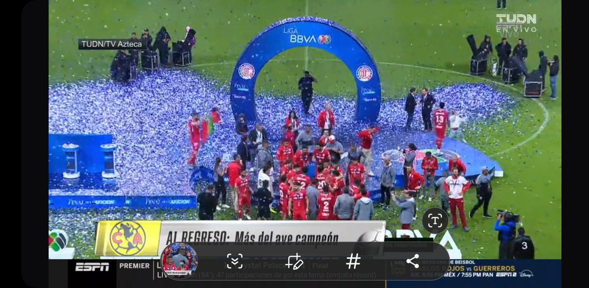 abviidiaz's tweet photo. Algo les fallo perros @ESPNDeportes @TUDNMEX  TOLUCA CAMPEON @TolucaFC https://t.co/NewyFsuAgZ
