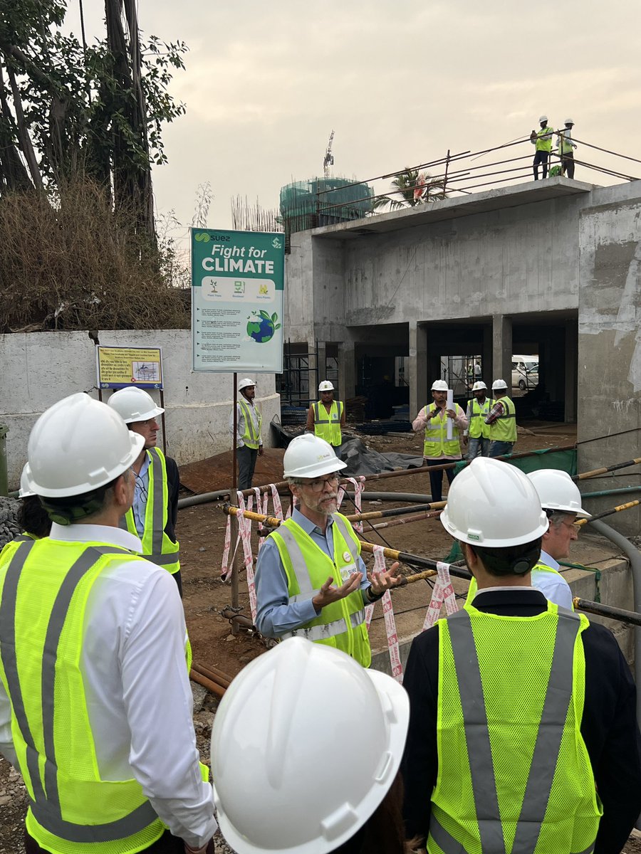 Members of the French Senate’s Parliamentary Standing Committee on Foreign Affairs, Defence and the Armed Forces toured the 🇫🇷 @SUEZ water treatment facility, highlighting 🇫🇷🇮🇳 collaboration on sustainable urban infrastructure.