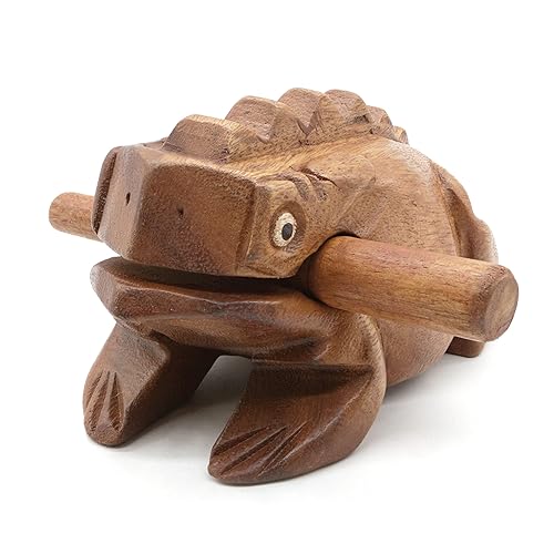 I just received BSIRI 5" Wooden Frog Rasp - Musical instruments of Africa Frog Rasp Super Guiro Percussion Frog Wood Block Instrument of Frog Noise Maker Cool Music Gifts Ideas Fun In from dancinglunatic215 via Throne. Thank you! throne.com/chamypop #Wishlist #Throne