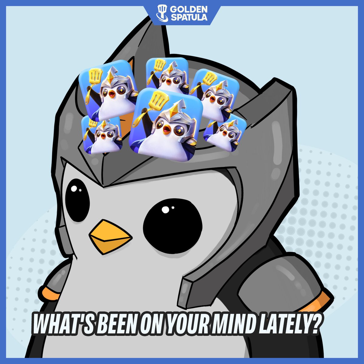goldenspatula's tweet photo. 「Fan Art」
Lately, I've been thinking about...
Play Golden Spatula now—Up! Up! Win!
👉 https://t.co/EFvRUxbIqS
#GoldenSpatula #CyberGS #GoldenSpatula4fun https://t.co/AN6wGRDKgu