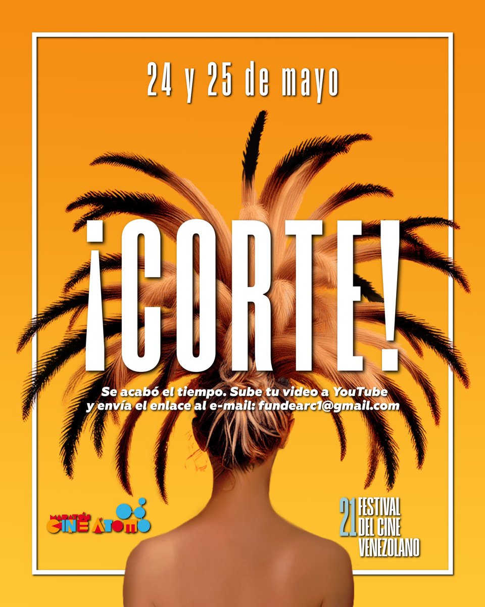 #MARARONCINEATOMO || 
¡CORTE!

EVENTO FINALIZADO 

🗓️ Fecha de rodaje: 24 y 25 de mayo.