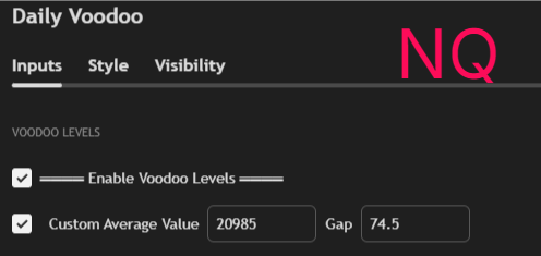 RedBenTrader's tweet photo. Voodoo Range Calibrations for the week of 5/26/25:   For those using @CarreyTrades Indicator, match your settings to the screenshots to calibrate for the week. Join my free discord for full charts and trading tips  https://t.co/dy5YKRa3Fq https://t.co/ubNs1X8VbC