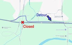 更新10:11 PM：EB＆WB SR 20は、クラッシュ後のハミルトンのScott Paper