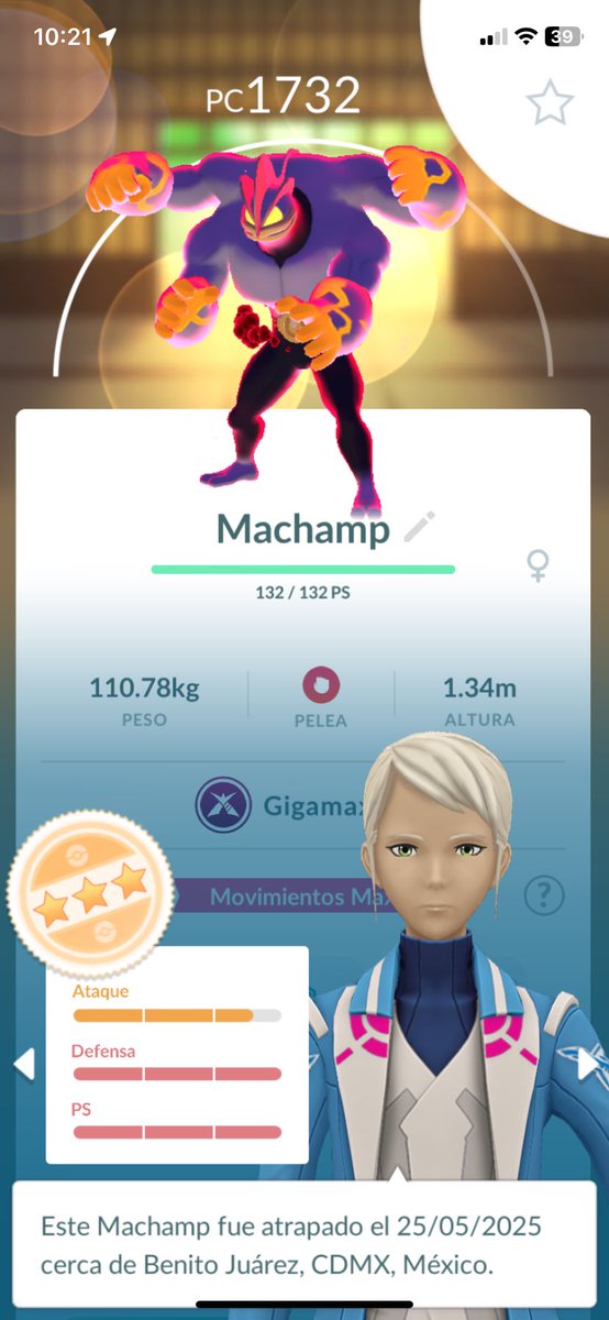 vekos_88's tweet photo. Fue el mejor que pude conseguir en México @PokemonGoAppLA @NeludiaOficial Saludos 👋! https://t.co/doHeCGek0b
