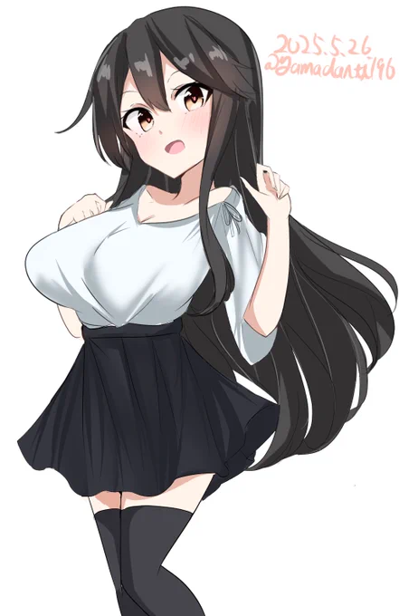 #艦これ版深夜の真剣お絵描き60分一本勝負  #艦これ版真剣お絵描き60分一本勝負_20250526榛名 