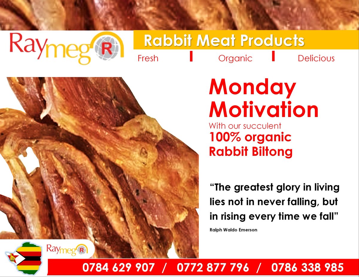 Monday Motivational vibes ✨️ 
Happy New Week!
#raymegrabbit #simplydelicious #flamegrilledburger #ovenfresh #rabbitpolony