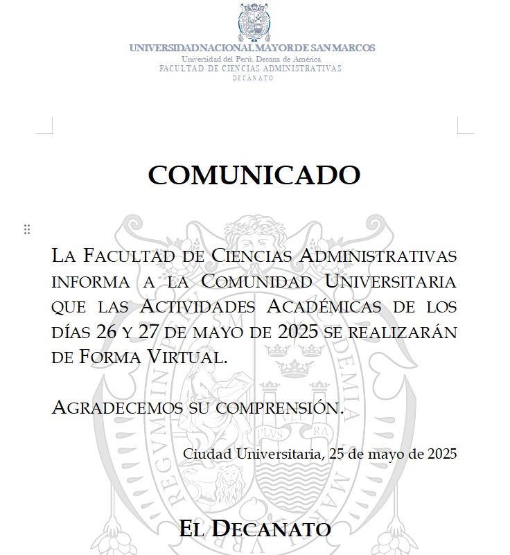 FcaUnmsm's tweet image. 