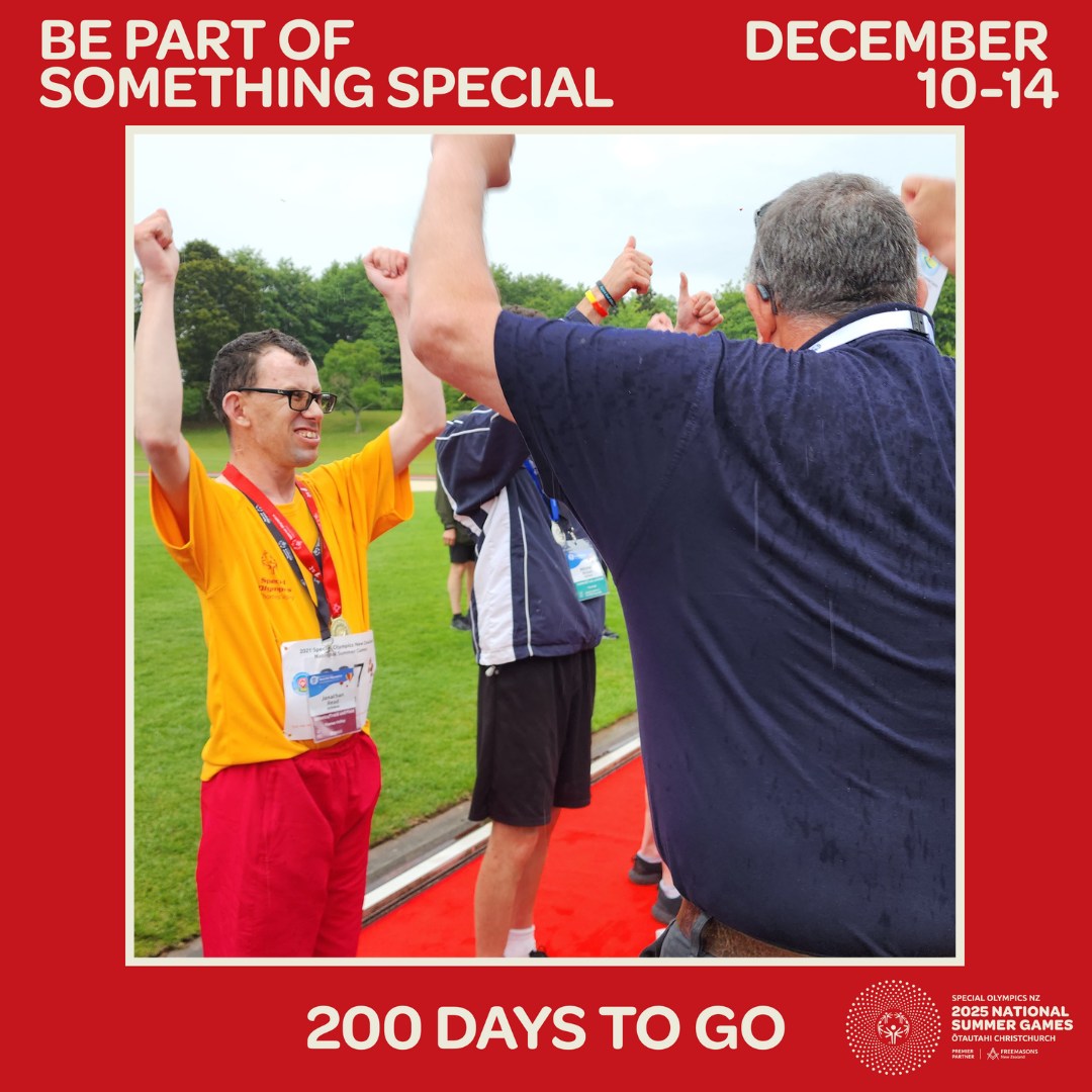Special Olympics New Zealand National Summer Games 10- 14th December 2025 in Christchurch.

200 days to go!

freemasonsnz.org/special-olympi…

Freemasons New Zealand are the Premier Sponsor again.