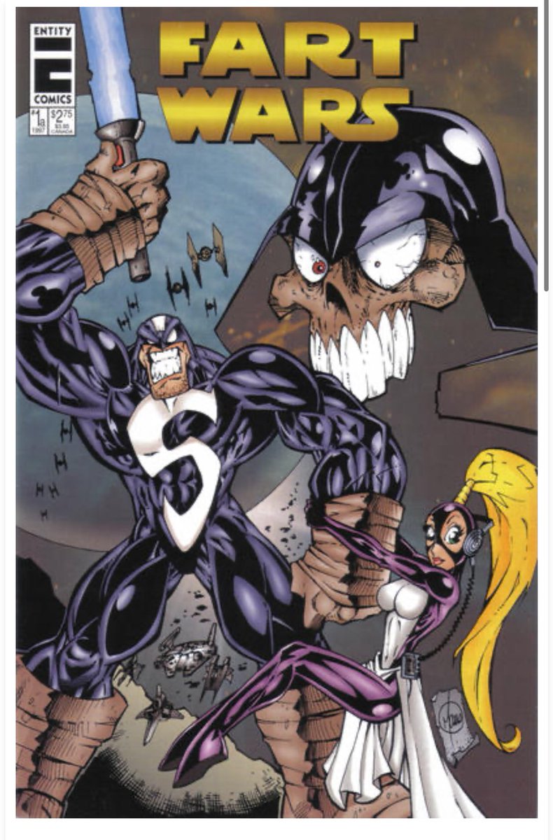 realdonchin's tweet image. Happy Star Wars 48th Anniversary release.  It impressed us so much, we had to spoof it multiple times! @billmausart #eclipsecomics #mtfbwy @Parody_Press @starwars