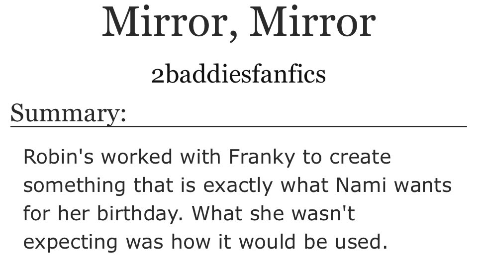 2BaddiesFanfics's tweet photo. Nami and Robin have fun with mirrors🪞😏 

https://t.co/2uC0VgJJDY

#nami #nicorobin #ナミロビ #namixrobin #namirobi #onepiece #wlw #robinxnami https://t.co/LXIhuHIUuj