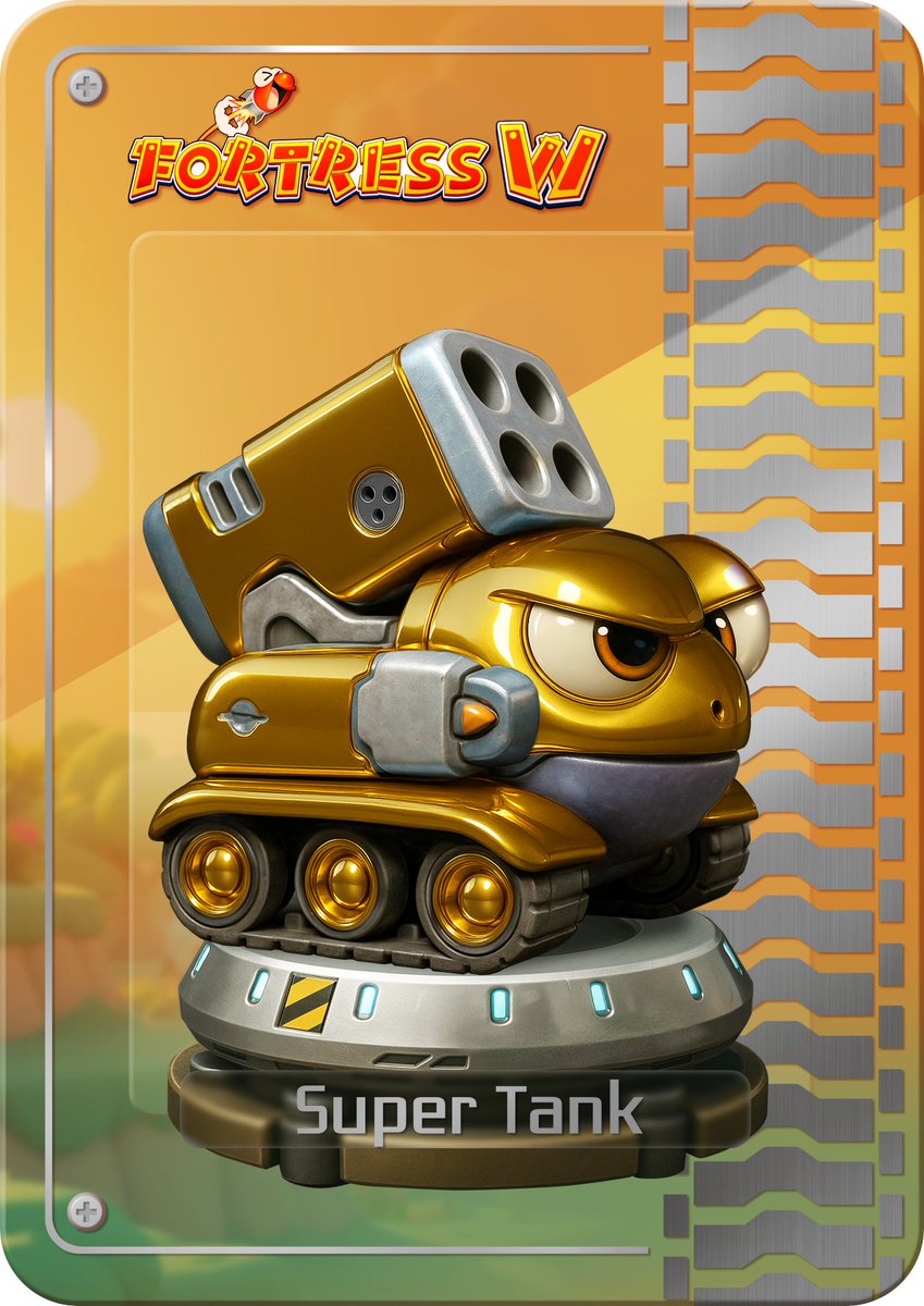 [Super Tank No. 4]

🏆 Meet Shining Gold

All-gold plating with brushed-steel details—luxury trophy style that screams victory. ✨🥇

#Creta #FortressW #CBT #SuperTank #NFT #Gold