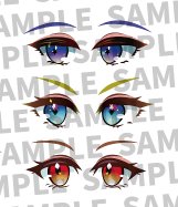 Brand_of_Blood's tweet photo. 🟧🟧新商品発売決定！！🟧🟧
イベント等でも人気のMIXIMAの「瞳デカール」がこのたび進化しました！！その名も…

✨『ヒットミー！』✨

可愛さと凛々しさと色気が増してる…！？😍
3種類の瞳がい���んなサイズでセットになっています！！

あなたのお手持ちのミニチュアにも合うかも…！
��細は近々お知らせします！