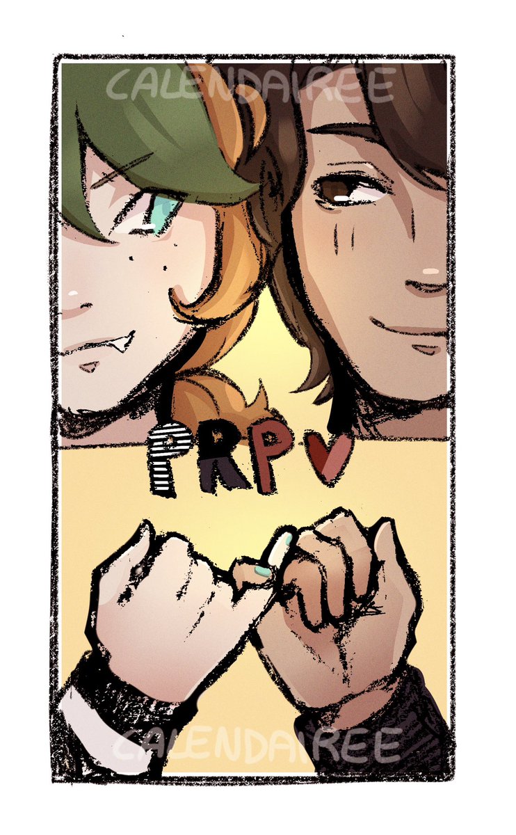 I was so very excited when #colesresponse came out so I did make two actual artworks for it. This one's of my other two favorites from #buboseries