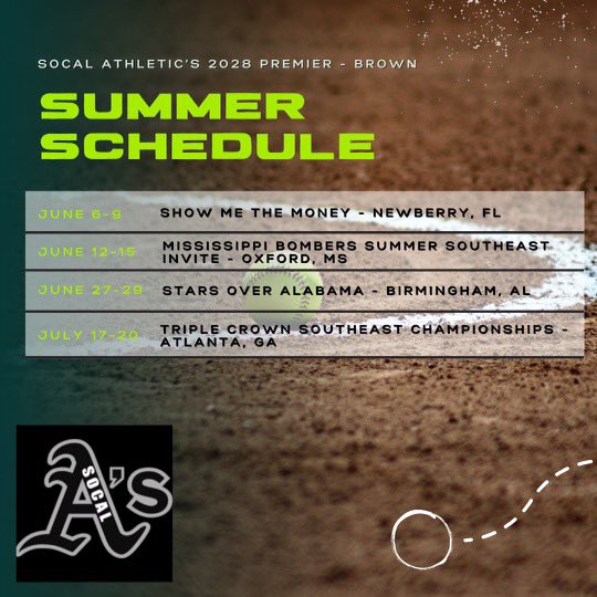 Lexi Kilgore (@lexikilgore12) on Twitter photo Summer schedule drop looking forward to the summer with so cal athletics! <a href="/KayleeHorton13/">Kaylee</a> <a href="/AlabamaSB/">Alabama Softball</a> <a href="/AuburnSoftball/">Auburn Softball</a> <a href="/RazorbackSB/">Arkansas Softball</a> <a href="/SouthAlabamaSB/">South Alabama Softball 🥎</a> <a href="/OleMissSoftball/">Ole Miss Softball</a> <a href="/OU_Softball/">Oklahoma Softball</a> <a href="/GatorsSB/">Gators Softball</a> <a href="/LSUsoftball/">LSU Softball</a> <a href="/HailStateSB/">Mississippi State Softball</a> <a href="/UNASoftball/">North Alabama Softball</a> <a href="/Vol_Softball/">Tennessee Softball</a> <a href="/AggieSoftball/">Texas A&M Softball</a> Summer schedule drop looking forward to the summer with so cal athletics! <a href="/KayleeHorton13/">Kaylee</a> <a href="/AlabamaSB/">Alabama Softball</a> <a href="/AuburnSoftball/">Auburn Softball</a> <a href="/RazorbackSB/">Arkansas Softball</a> <a href="/SouthAlabamaSB/">South Alabama Softball 🥎</a> <a href="/OleMissSoftball/">Ole Miss Softball</a> <a href="/OU_Softball/">Oklahoma Softball</a> <a href="/GatorsSB/">Gators Softball</a> <a href="/LSUsoftball/">LSU Softball</a> <a href="/HailStateSB/">Mississippi State Softball</a> <a href="/UNASoftball/">North Alabama Softball</a> <a href="/Vol_Softball/">Tennessee Softball</a> <a href="/AggieSoftball/">Texas A&M Softball</a>