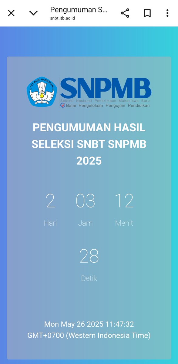 rafaassyifanerd's tweet image. Udah yakin lolos STEI K ITB 2025 lewat SNBT pada tanggal 28 Mei 2025 😄