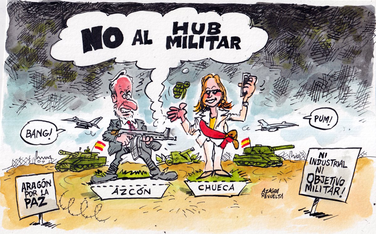 Este martes 27 en Zaragoza,a los de la guerra:NO les hagas caso