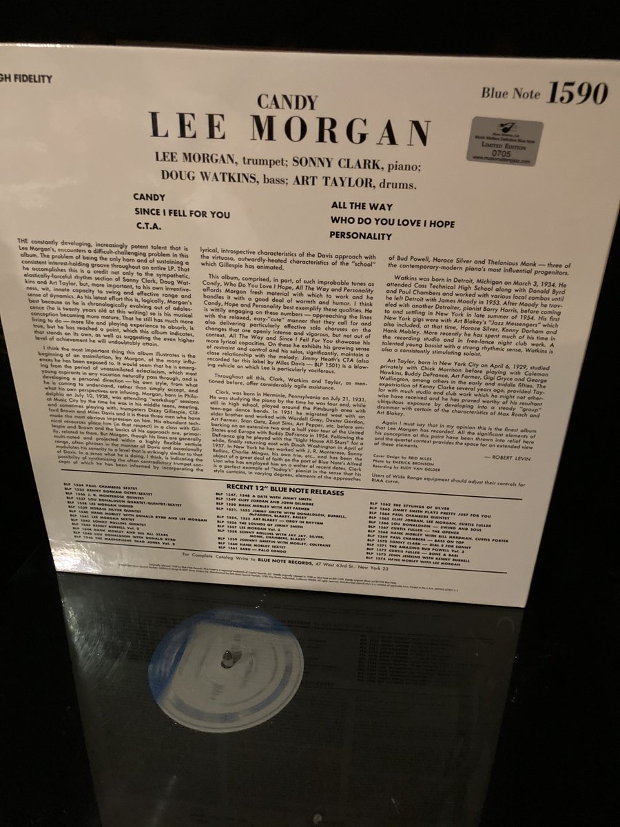 Candy! #LeeMorgan on <a href="/bluenoterecords/">Blue Note Records</a>