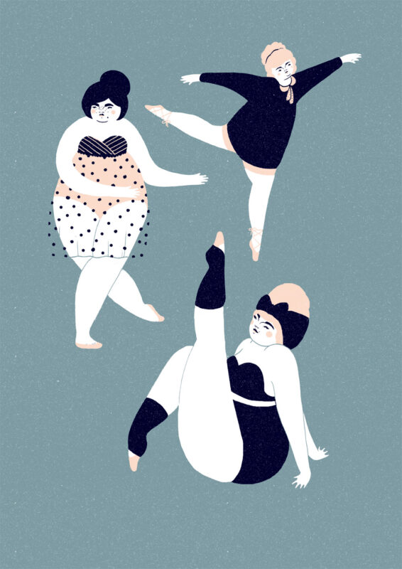 'Ballet' by contemporary Irish artist Tara O'brien #WomensArt
 #Monday